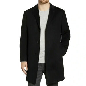 NEW John W Nordstrom Mason Wool Cashmere Blend  Overcoat